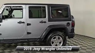 Used 2016 Jeep Wrangler Unlimited Sport, York, PA S10631Q
