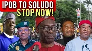 IPOB WARNS SOLUDO ANAMBRA ON EDGE AS TENSION RISES OVER SECURITY POWER AND CONTROL AS CRISIS DEEPENS