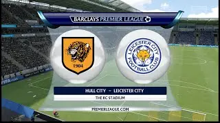 Fifa 15 Чемпионат Англии первый тур Hull City - Leicester City
