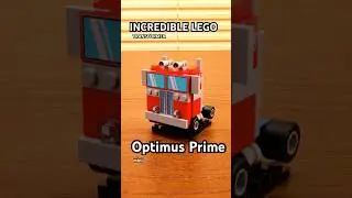 New Lego Transformer Optimus Prime v3! 🧱🚗 #lego #stopmotion