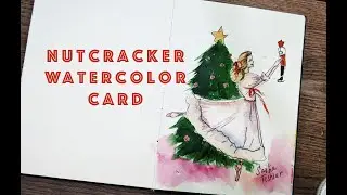 HOW TO PAINT WATERCOLOUR NUTCRACKER SKETCH