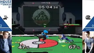 House of Smash 61 - Lommemarthen vs Martin - Losers Top 8 - Melee Singles