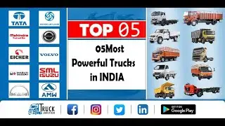 5 Most Powerful Trucks in India #truck #indiantruck #tata #leyland #volvotrucks