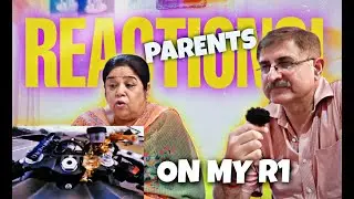 MOM DAD Reacting to my Superbike Riding | Indian Mom Dad Reaction | Ro paddi 😩| Yamaha R1