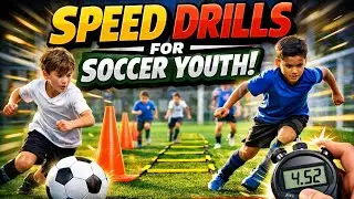 Speed Drills for Soccer Youth | Plyometric Workout for Speed & Agility | Speed, Agility & Footwork