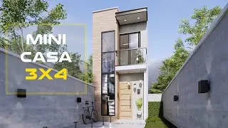 «Умный дом» 3х4 метра | Два оптимизированных этажа