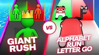 Giant Rush | Alphabet Run / All Level Gameplay: Android,OSi