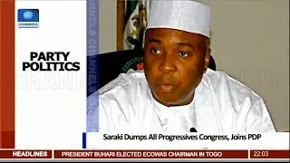 Senate President Saraki Dumps APC Pt.1 31/07/18 |News@10|