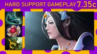 ✨ Fly Mirana 81% Kill participation! Hard Support Gameplay 7.35c - Dota 2 Top MMR