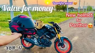 Steelbird SBH-17 Terminator Robot S3 helmet unboxing & review😍|| Best helmet under Rs2000 #mt15v3