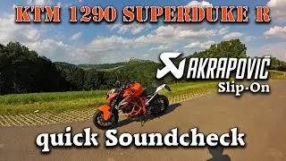 ►KTM 1290 Superduke R │ quick Soundcheck