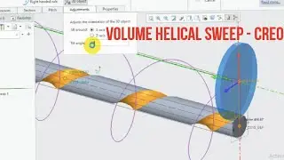 VOLUME HELICAL SWEEP | CREO 6.0