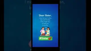 #Tag Your Sister 💖🌍 #Siblinglove💕😘 #sisterhood #Sister Forever #Youtube