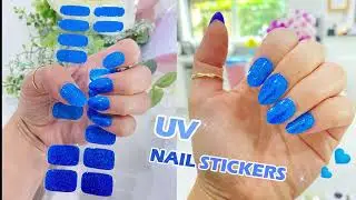 Наклейки для ногтей из УФ-геля своими руками 🌸Простой и доступный дизайн ногтей