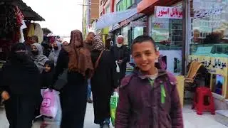 قدم زدن در بازار لیسه مریم کابل / Street Walking, lisa maryam Kabul