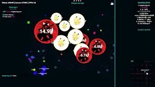 Agar.io - Duo Takeover #20 (W/ Vegeta)