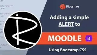 Adding a simple ALERT to your MOODLE content using Bootstrap CSS