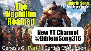 Genesis 6 In Song | The Nephilim Roam | New YT Channel @BibleinSong316