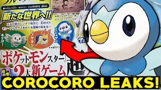 NEW POKEMON COROCORO LEAKS! Pokemon Brilliant Diamond & Shining Pearl, Pokemon Home & More!