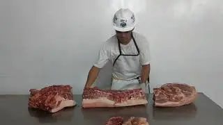 procedure on how to debone a Half Pork Carcass