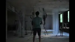 FOREST immersive installation @ BUNA forum for contemporary art 2025 behind the scene process