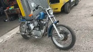 Ref: D1038 a 1960 Harley Davidson 883cc Sportster XLCH Kick Start only