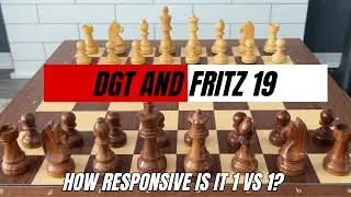 DGT Bluetooth E-Board with Fritz 19 (2024) an overview on responsiveness and general play 1 vs 1.