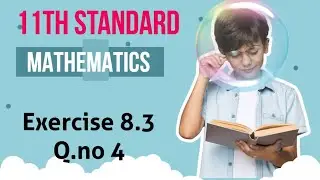 Q.no 4 Exercise 8.3 |Vector algebra|11th Standard State board New Syllabus 2023