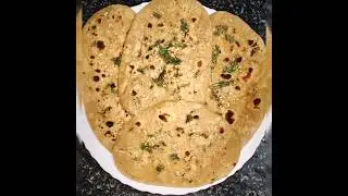 Healthy Whole Wheat Garlic Naan| No Yeast & Curd |Tawa Naan😋 #naan#wholewheatnaan #buttergarlicnaan