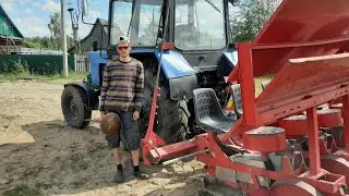 Купили сажалку для капусты  Patryk-4  полный обзор и техническая характеристика