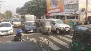 Bijoy Sarani Dhaka Bangladesh||Dhaka urban life video footage