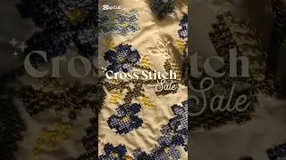Cross Stitch Sale lawn embroidered dress #shorts #crossstitch #crossstitchsale #crossstitchlawn