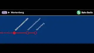 [S Bahn Berlin - Mini Video] Ansagen S75 Springfuhl - Wartenberg