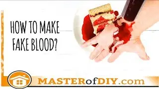 Fake BLOOD in ONE MINUTE - DIY