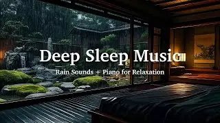 FALL ASLEEP INSTANTLY | Relaxing Sleep Music + Insomnia 😴 Rain Sounds for Stress Relief, Anxiety