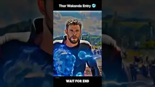 Best entry in marvel || thor entry 🔥😈 #thorentry #thor