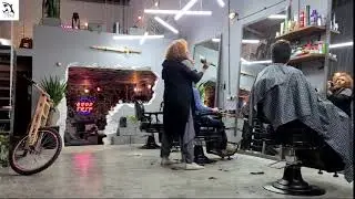 &ldquo;Barber at Work in Barbershop | Professional Haircut & Grooming Skills&rdquo;