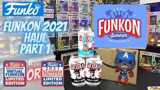 FunKon 2021 pop & sodas haul Part 1. Did I get a shared or con sticker and did I get a chase?