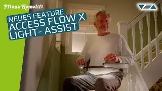 Light Assist beim Flow X Treppenlift ▽△ f&uuml;r mehr Sicherheit und Orientierung!
