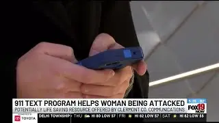 911 text program helps woman being attacked