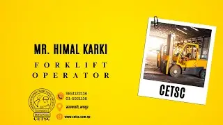 Mr  Himal Karki - 3 Hours Forklift Machine Operation Course
