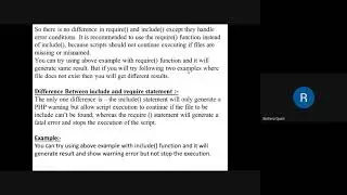 Unit III (External File in PHP)