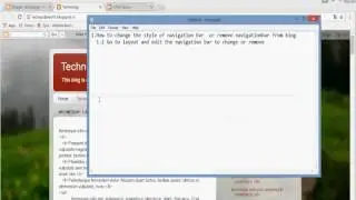 Blogger part3  how to remove or change navigation bar