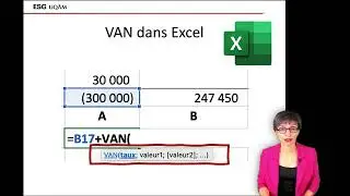 Valeur actualisée nette (VAN)