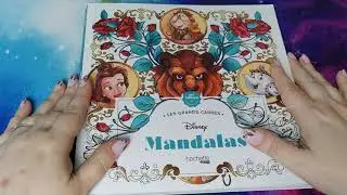 Flip Through | Disney Mandalas Les Grands Carrés