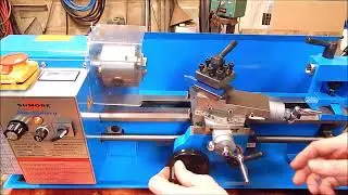 SP2102 Bench Small 20mm Manual Metal Lathe Machine 7x14inch Light Duty Mini Torno With 3 Jaw Chuck