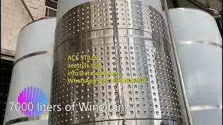 7000 Liters Wine Storage Tank