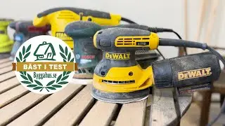 Test 6 excenterslipar med sladd – bäst i test