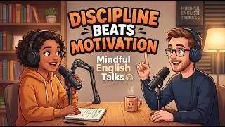 Discipline Beats Motivation | Grow Your English. Grow Your Mind | Mindful English Talks
