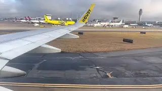 Spirit Airbus A320 Landing into Atlanta (ATL)